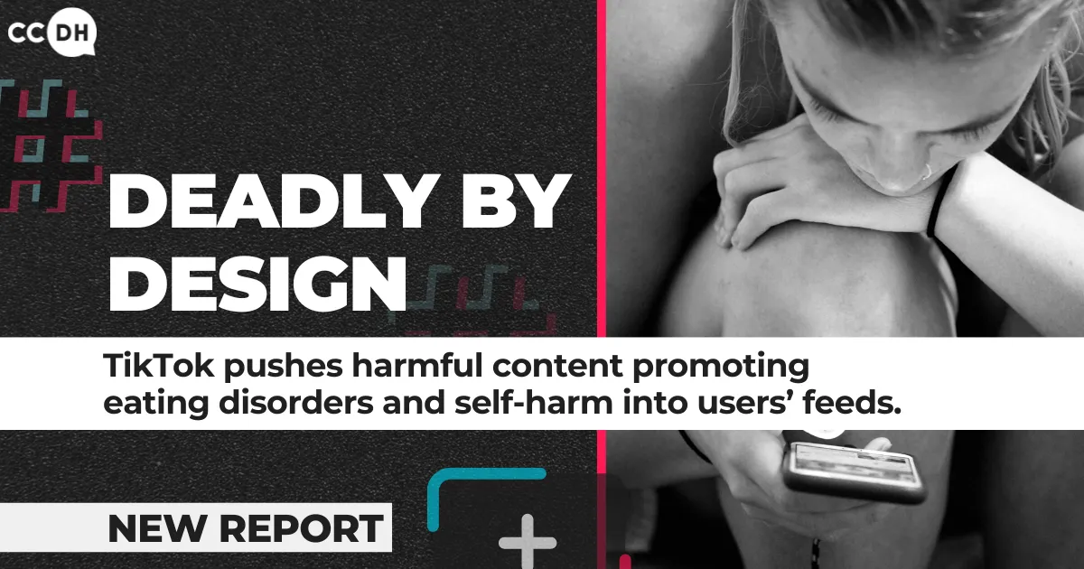 Deadly by Design: TikTok pushes harmful content promoting eating disorders and self-harms into users' feeds.