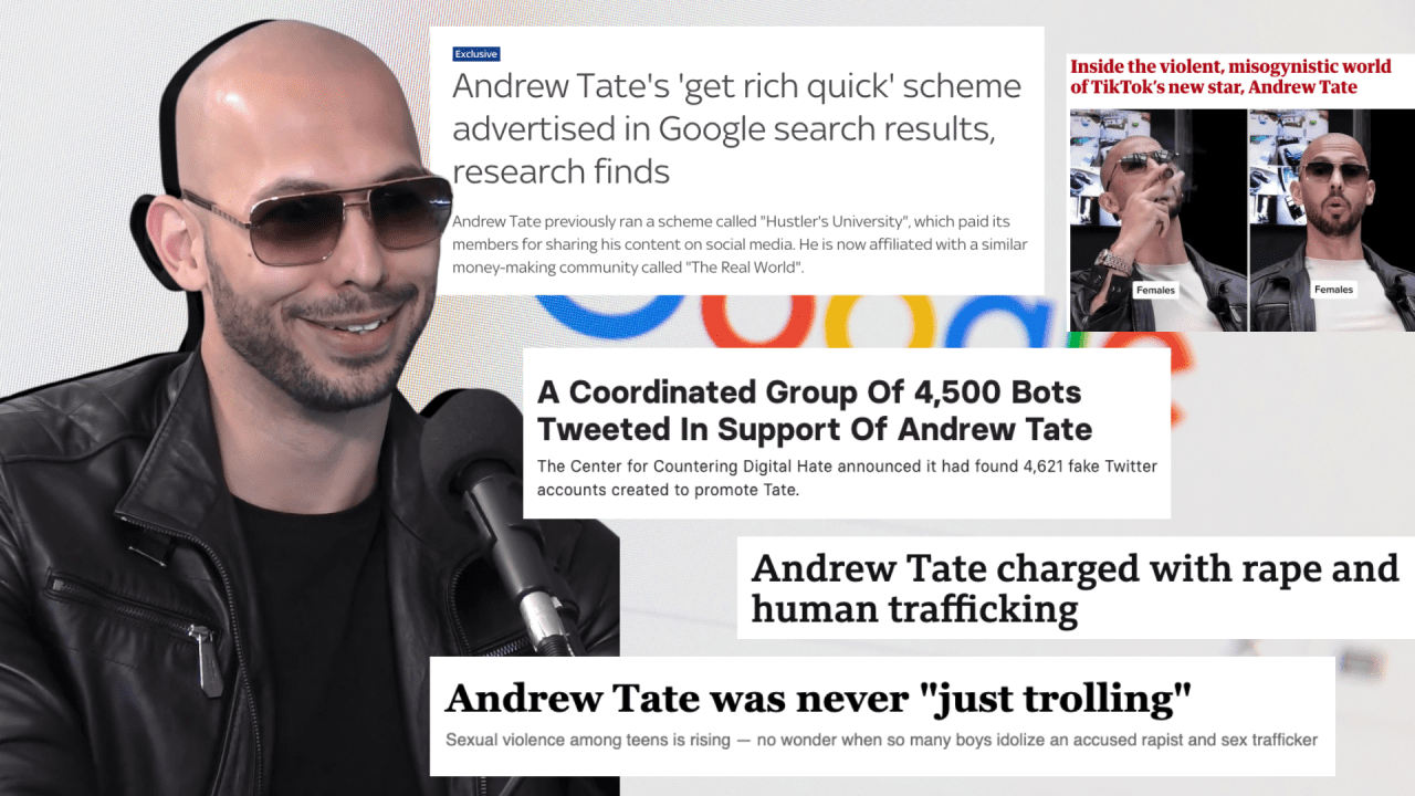 One Take News on X: Self-professed Top G Andrew Tate has been