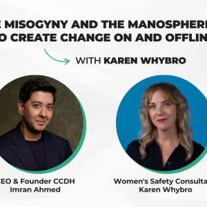 Online misogyny and the manosphere: a conversation with Karen Whybro