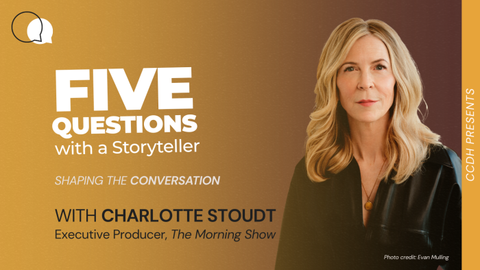 Five questions with a Storyteller Shaping the Conversation: Charlotte Stoudt, The Morning Show
